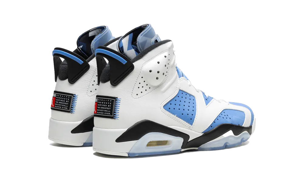 Air Jordan 6 Retro UNC White