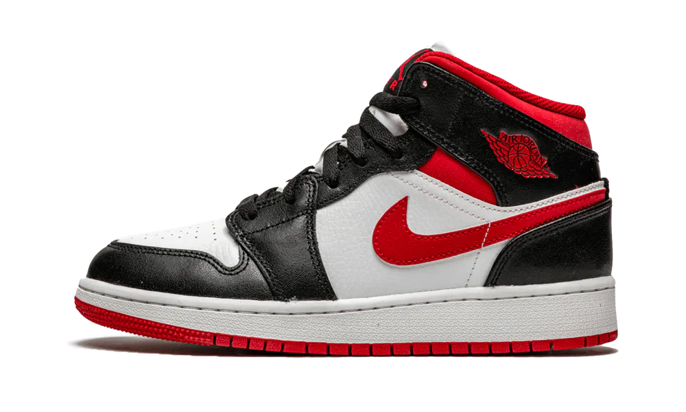 Air Jordan 1 Mid Black Red