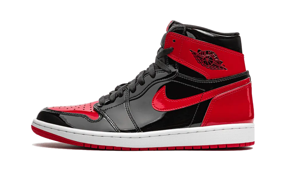 Air Jordan 1 High Patent Bred