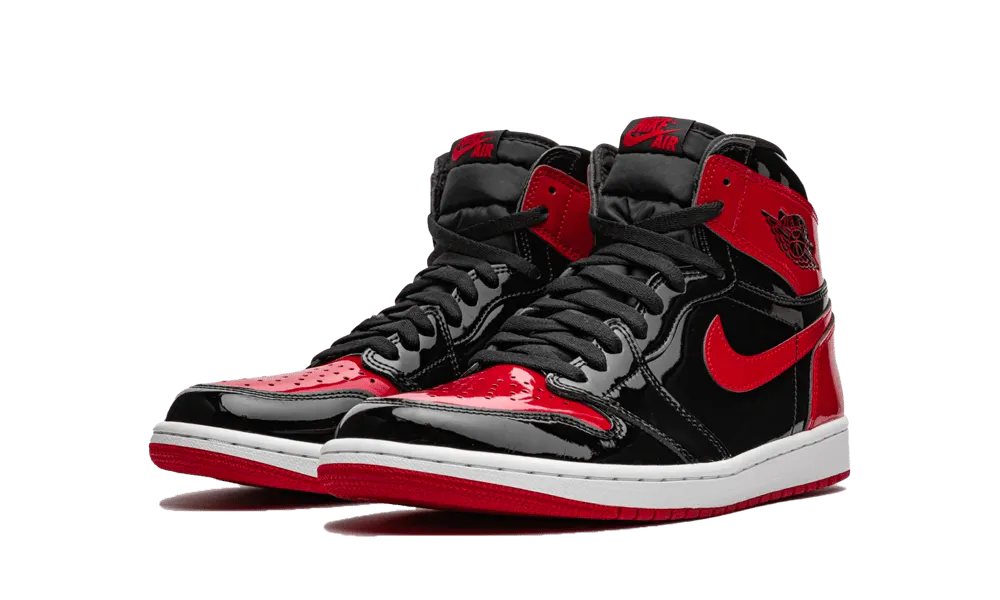 Air Jordan 1 High Patent Bred