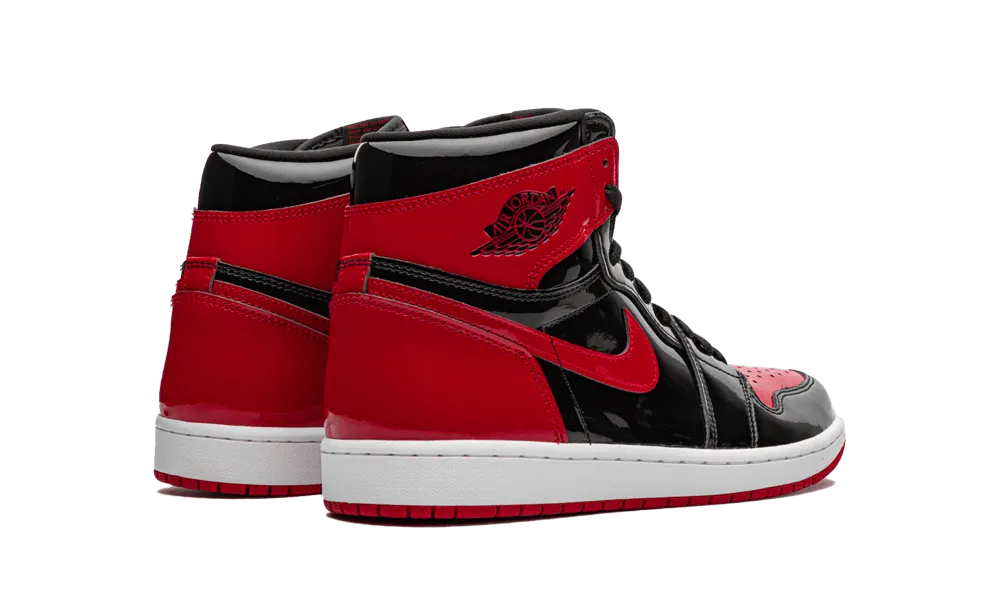 Air Jordan 1 High Patent Bred