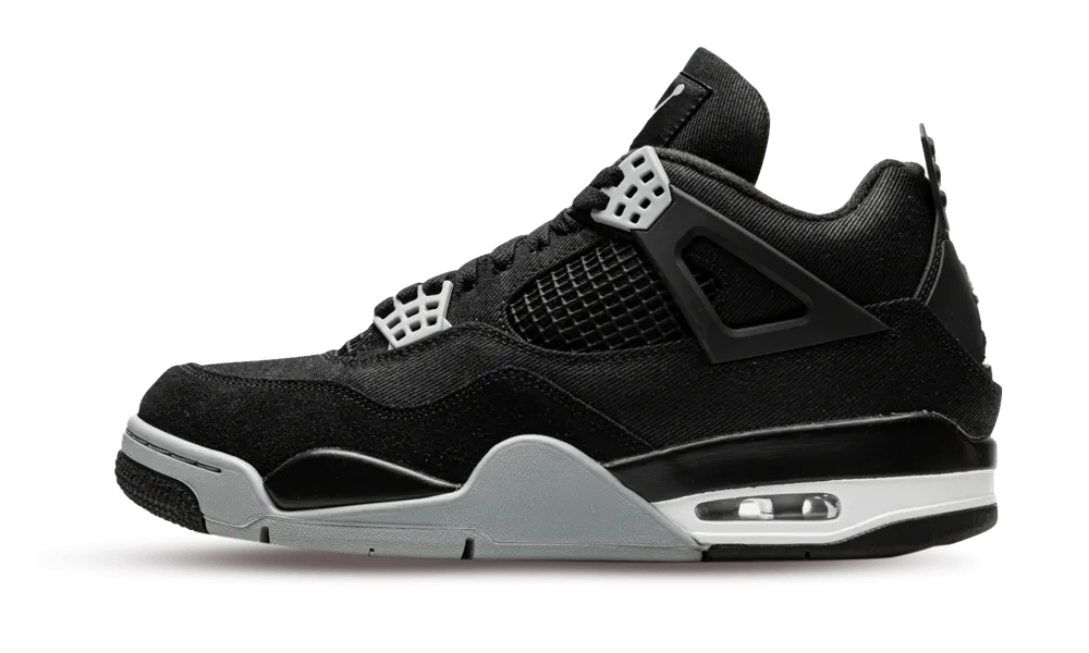 Air Jordan 4 Retro Black Canvas