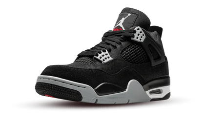 Air Jordan 4 Retro Black Canvas